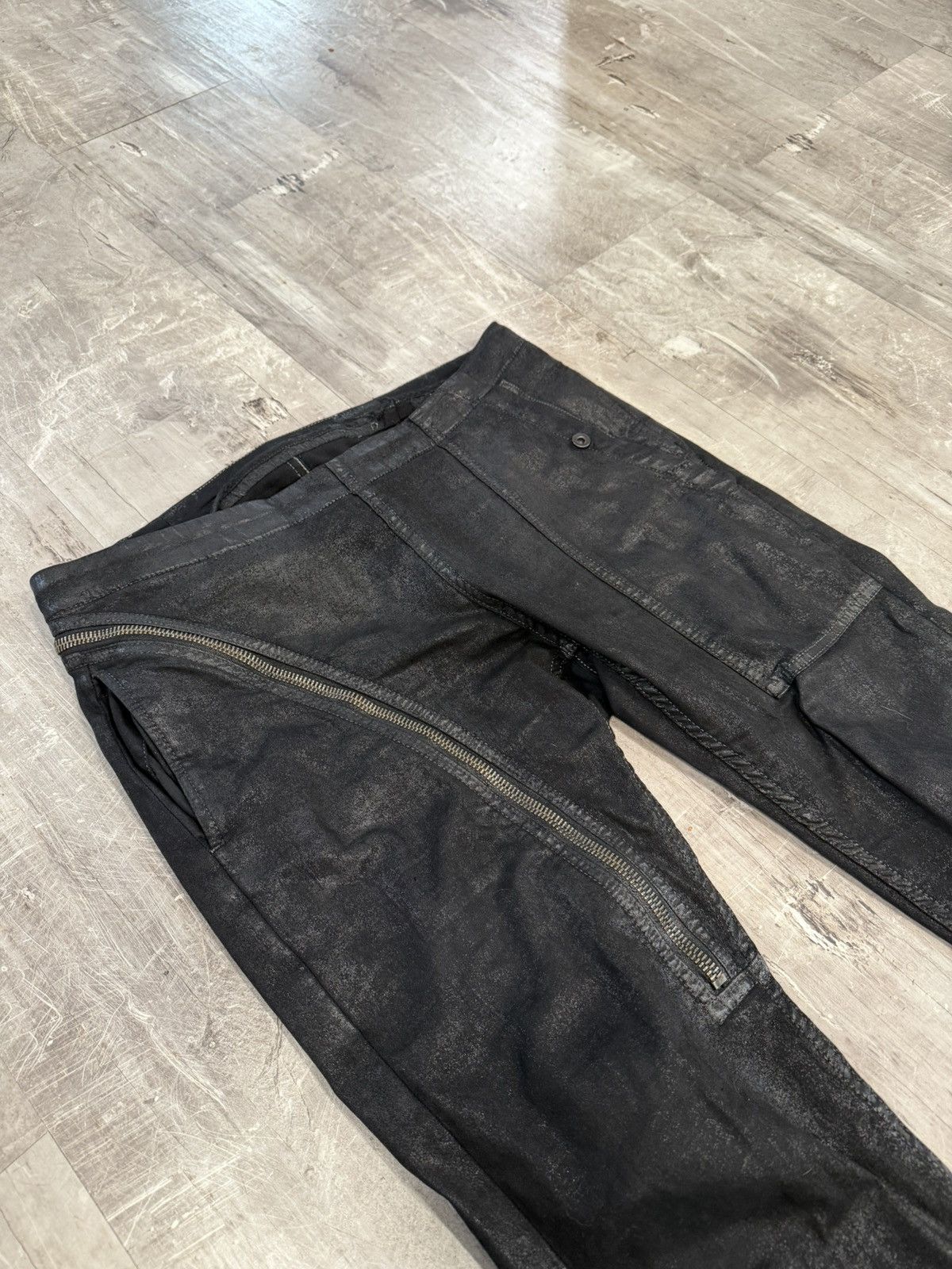 Rick Owens Olmar & Mirta Black Scrub Wax Aircut Size US 32 / EU 48 - 2 Thumbnail