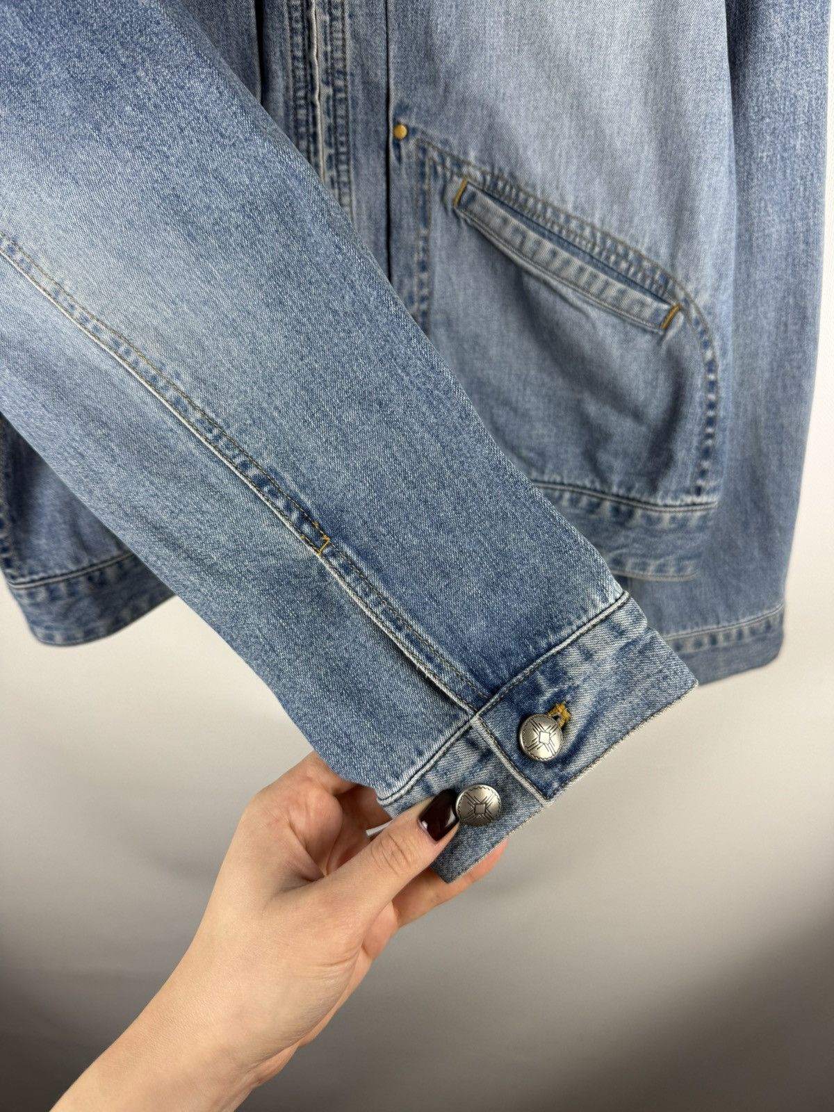 Ralph Lauren Ralph Lauren Jeans Co Vintage Denim Full Zip Western Jacket Size L / US 10 / IT 46 - 10 Thumbnail