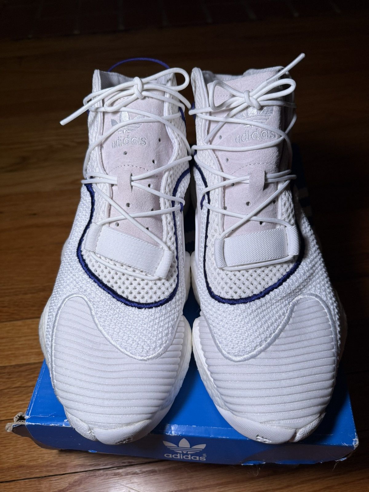 Adidas adidas Crazy BYW LVL 1 Basketball Shoes – White/Purple Size US 8.5 / EU 41-42 - 5 Thumbnail
