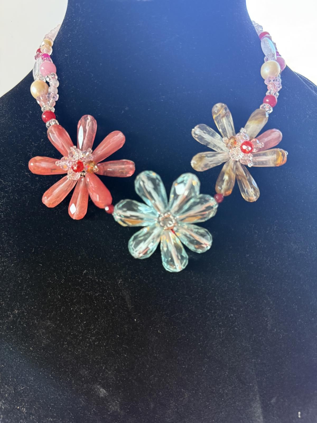 Handmade Nakamoi Statement Floral Necklace Size ONE SIZE - 2 Thumbnail