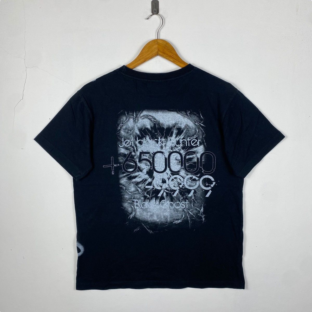 Anime NANOHA INNOCENT PROJECT Jet Black Hunter Black Ghost Tee Size US M / EU 48-50 / 2 - 4 Thumbnail