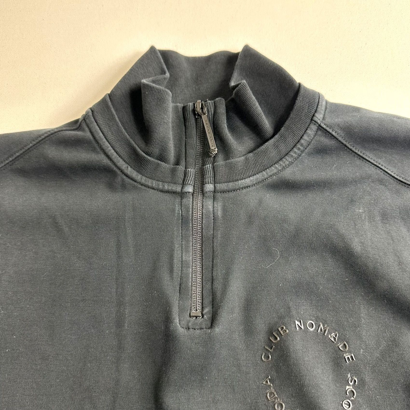 Scotch & Soda Scotch & Soda Club Nonade 1/2 Zip Pullover Sweatshirt Black Size M Mens Men’s Size US M / EU 48-50 / 2 - 3 Thumbnail