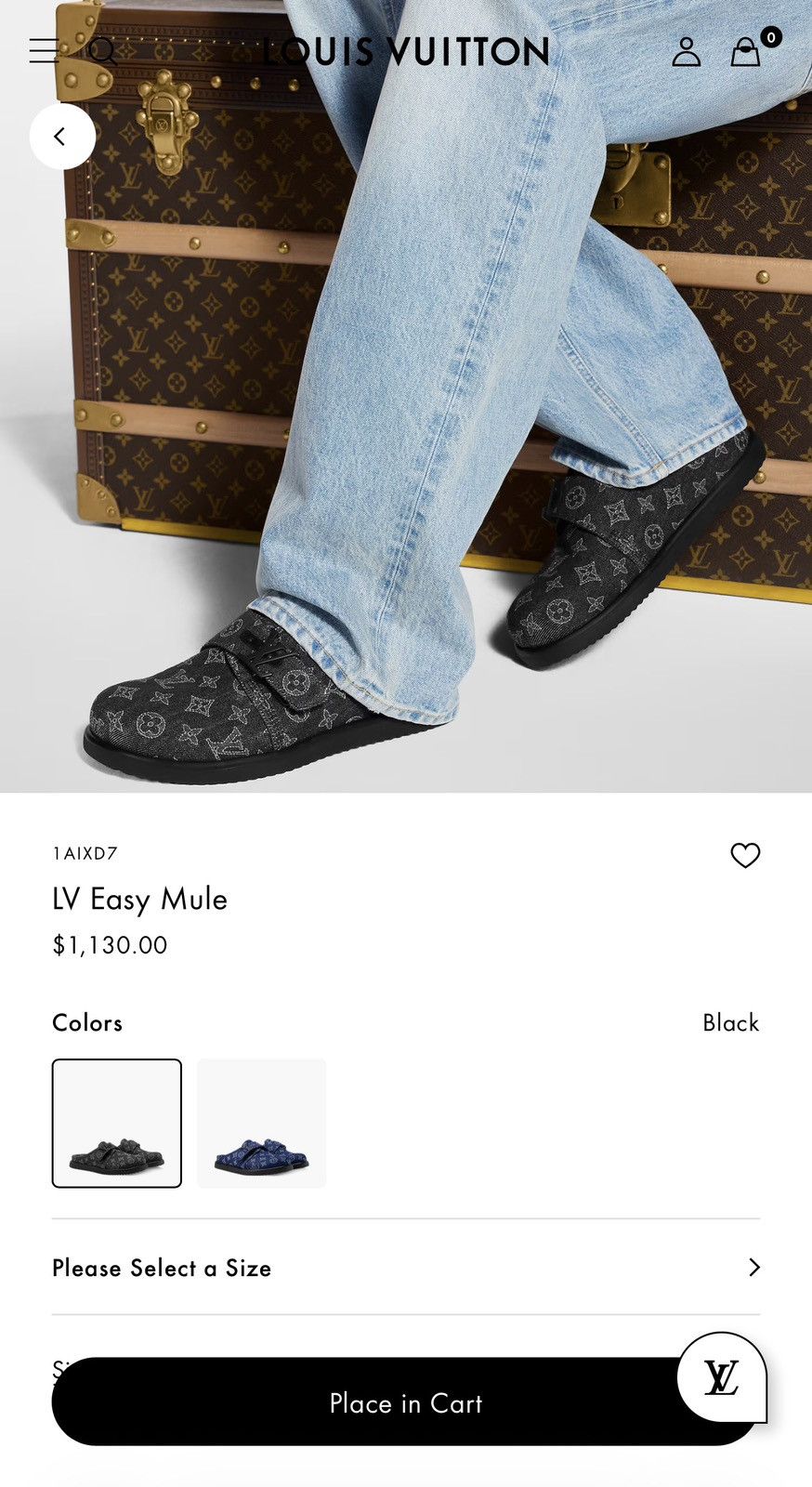 Louis Vuitton LV easy mule Size US 11 / EU 44 - 13 Thumbnail
