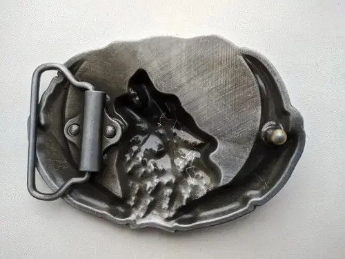 Other Wolf Head Belt Buckle Size ONE SIZE - 2 Thumbnail