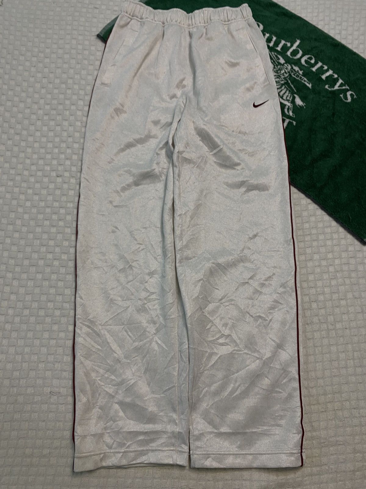 NOCTA × Nike 💥 VINTAGE NIKE JAPAN 90S BAGGY WIDE SWOOSH TRACK PANTS Y2K Size US 36 / EU 52 - 1 Thumbnail