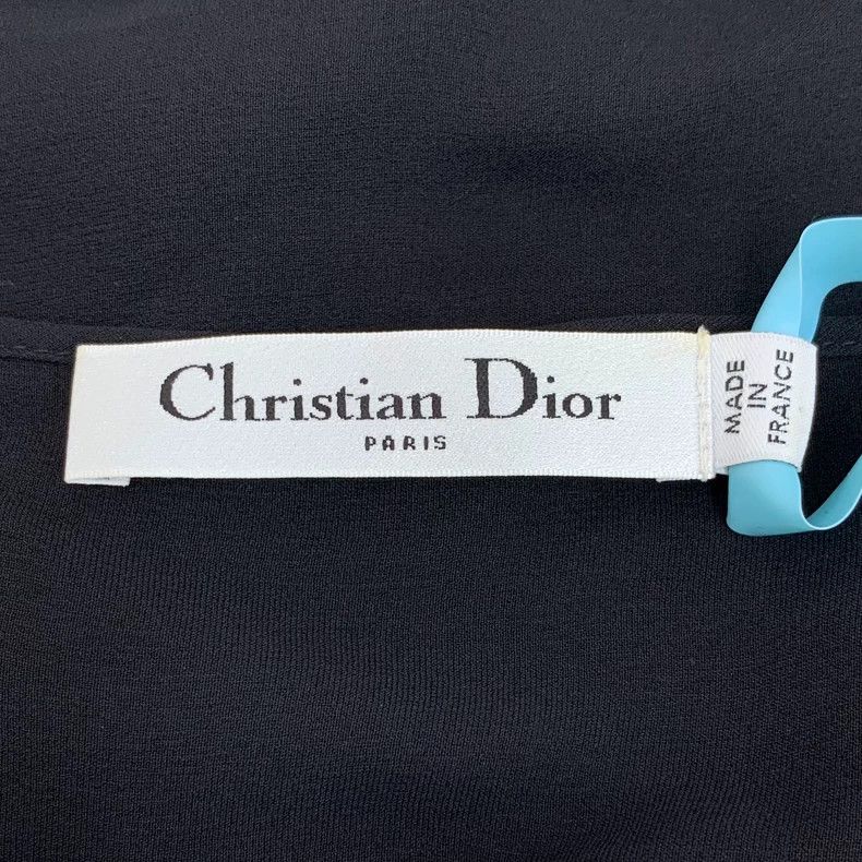 Dior Dior Black mulberry silk strap dress Size XS / US 0-2 / IT 36-38 - 6 Thumbnail