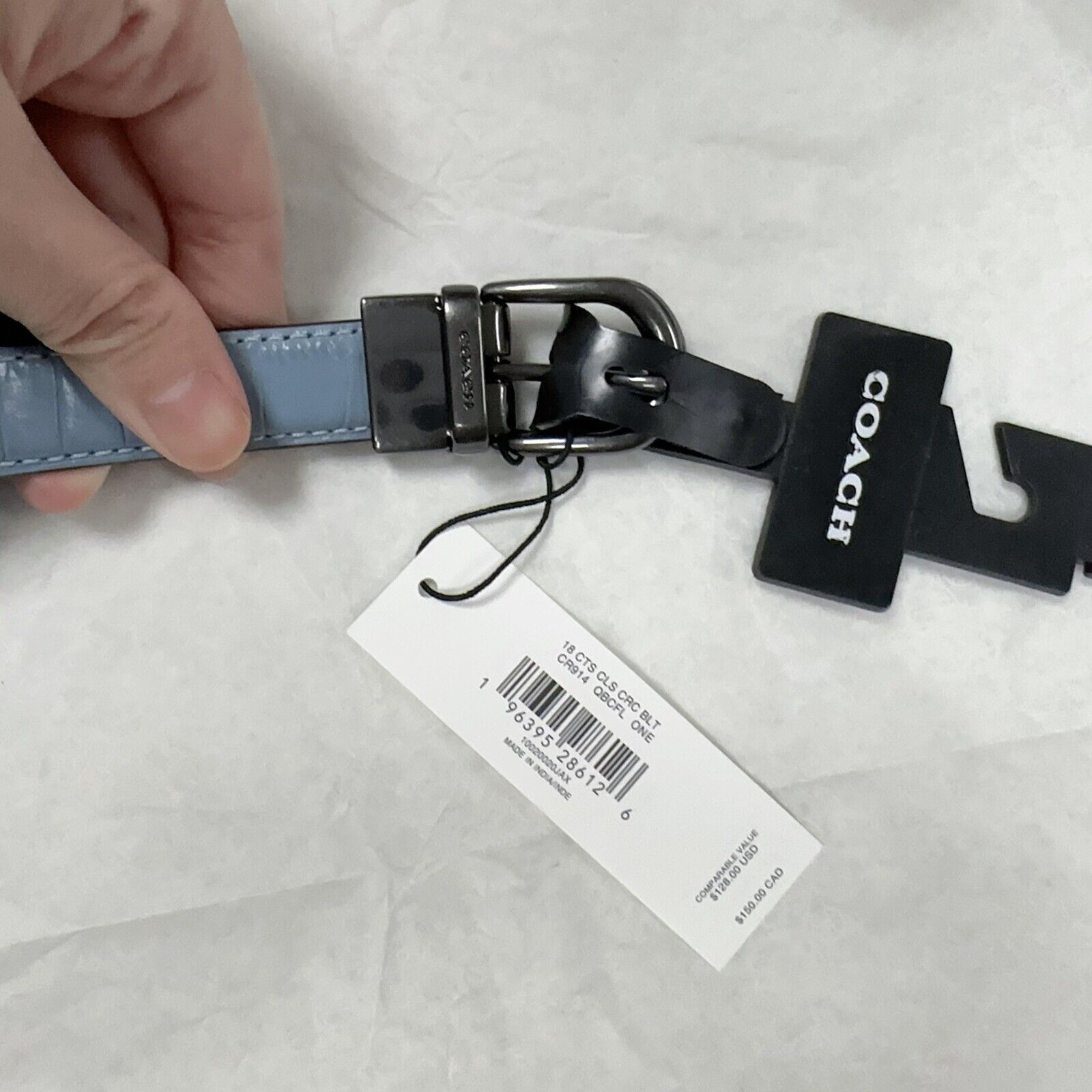 Coach NWT Coach Classic Buckle Cut To Size Reversible Belt 18 mm Size ONE SIZE - 5 Thumbnail