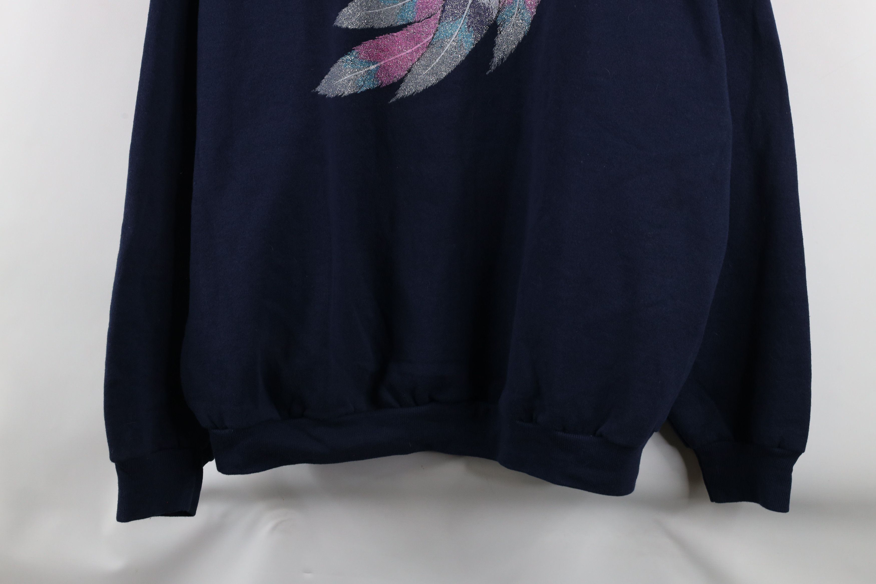 Vintage Vintage 90s Streetwear Out Arizona Feather Sweatshirt USA Size XXL / US 16-18 / IT 52-54 - 3 Thumbnail