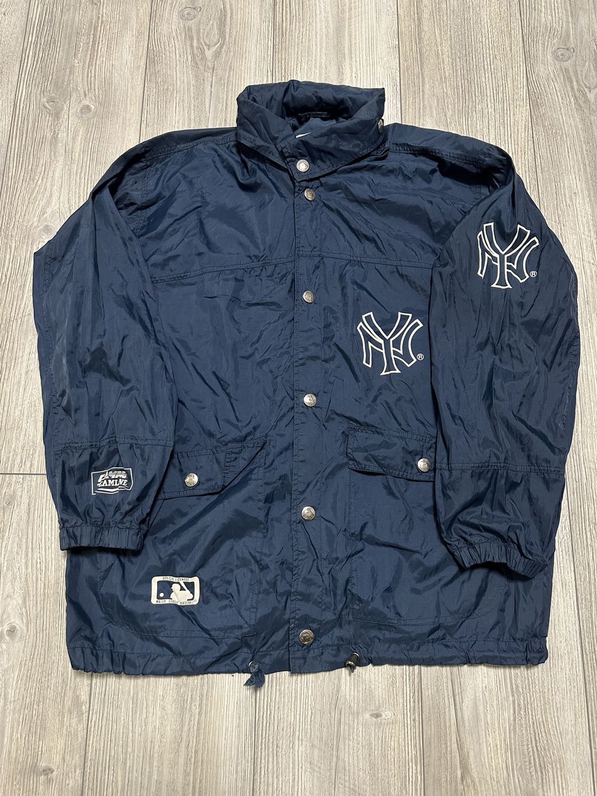 MLB Vintage New York Yankees Jacket Y2K Size US S / EU 44-46 / 1 - 1 Thumbnail