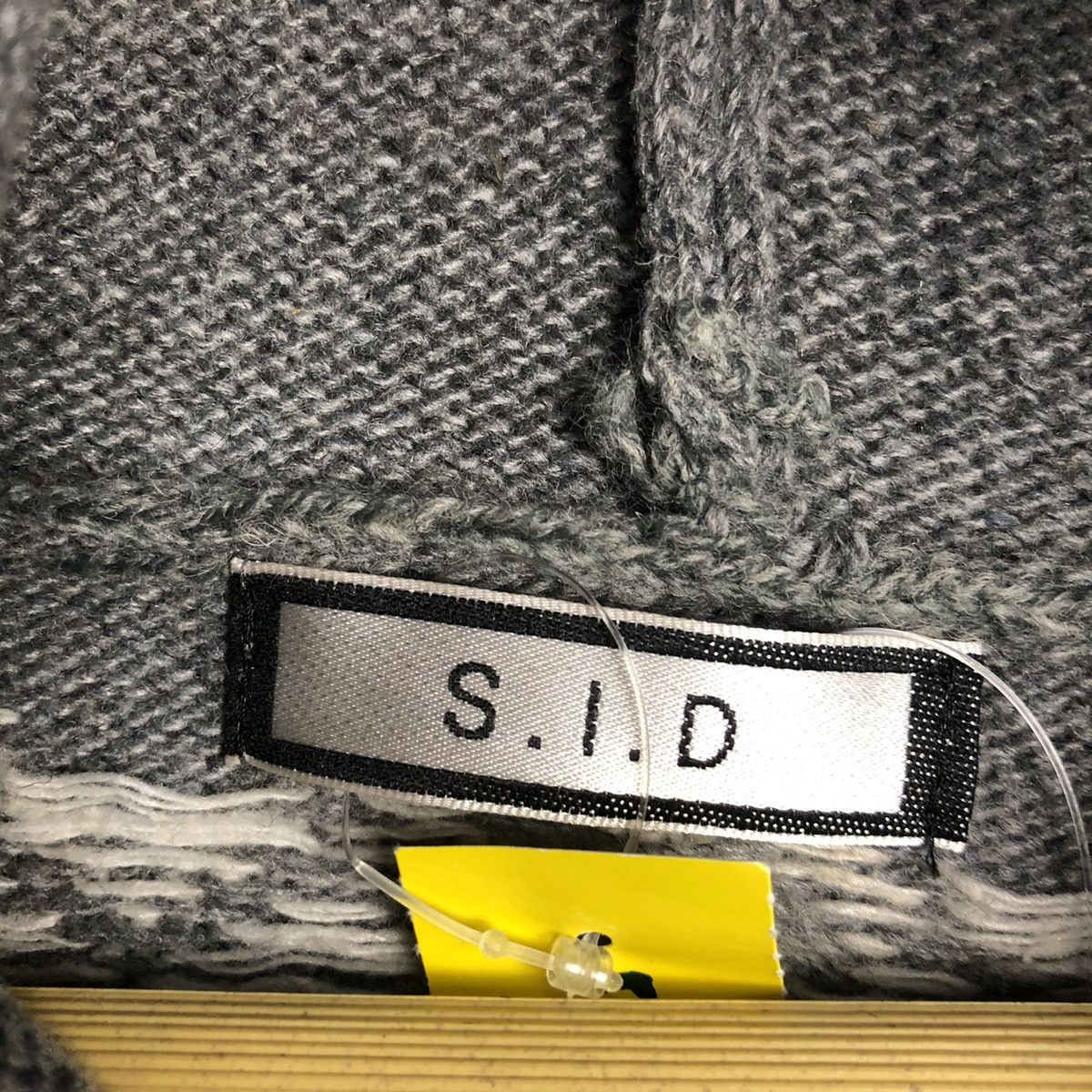 Japanese Brand S.I.D skull Grey Hoodie knitwear sweater #A518 Size S / US 4 / IT 40 - 10 Thumbnail