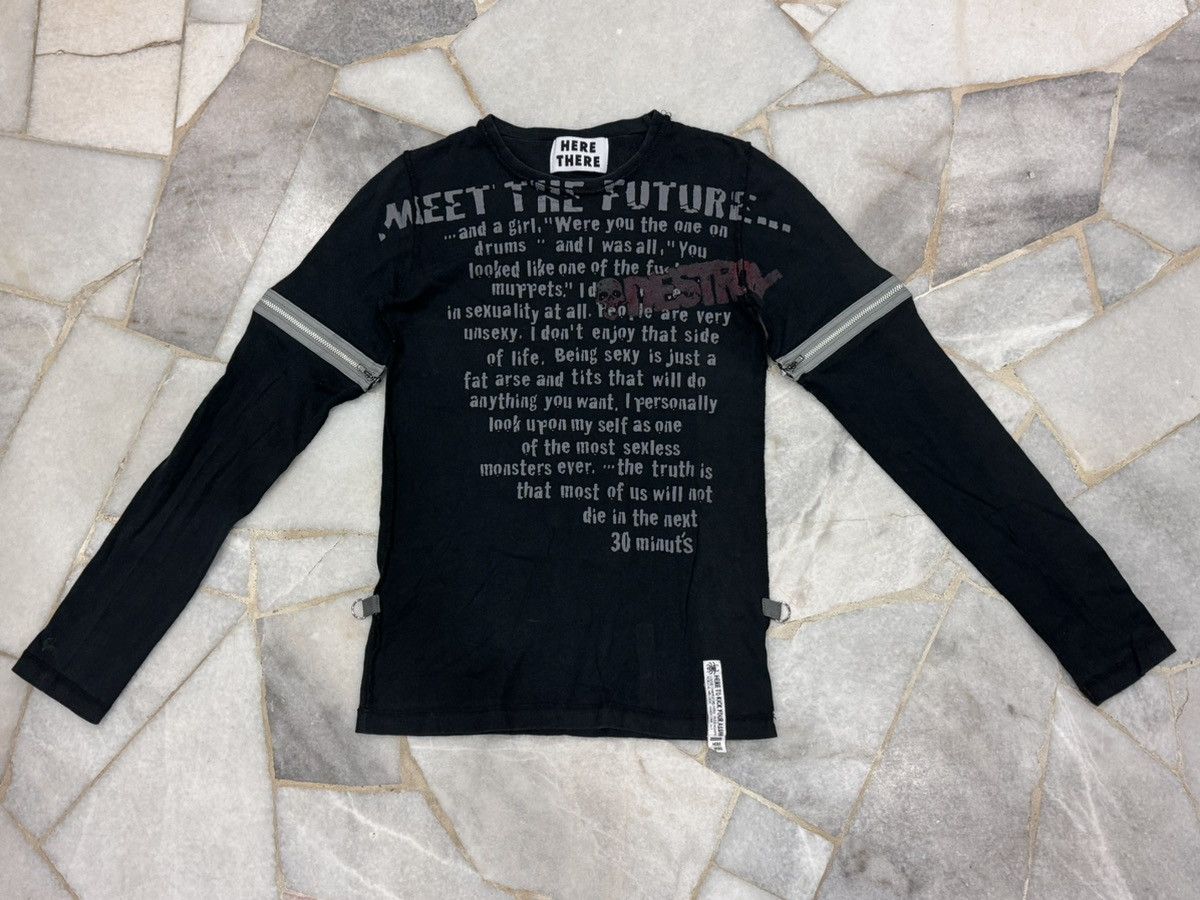 Seditionaries Vintage Destroy Shirt Punk Zipper Design Long Slave Size US S / EU 44-46 / 1 - 1 Thumbnail