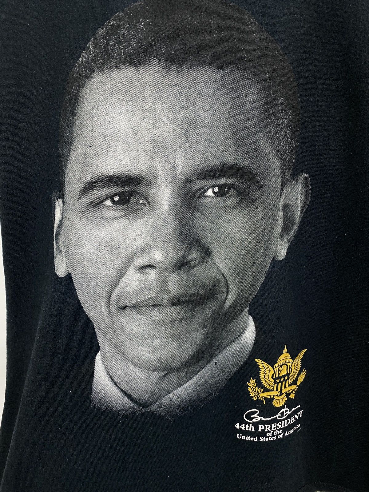 Band Tees × Rap Tees × Vintage 🇺🇸 Vintage 90s Barack Obama Rap T-Shirt tu pac Wu tang rare Size US M / EU 48-50 / 2 - 5 Thumbnail