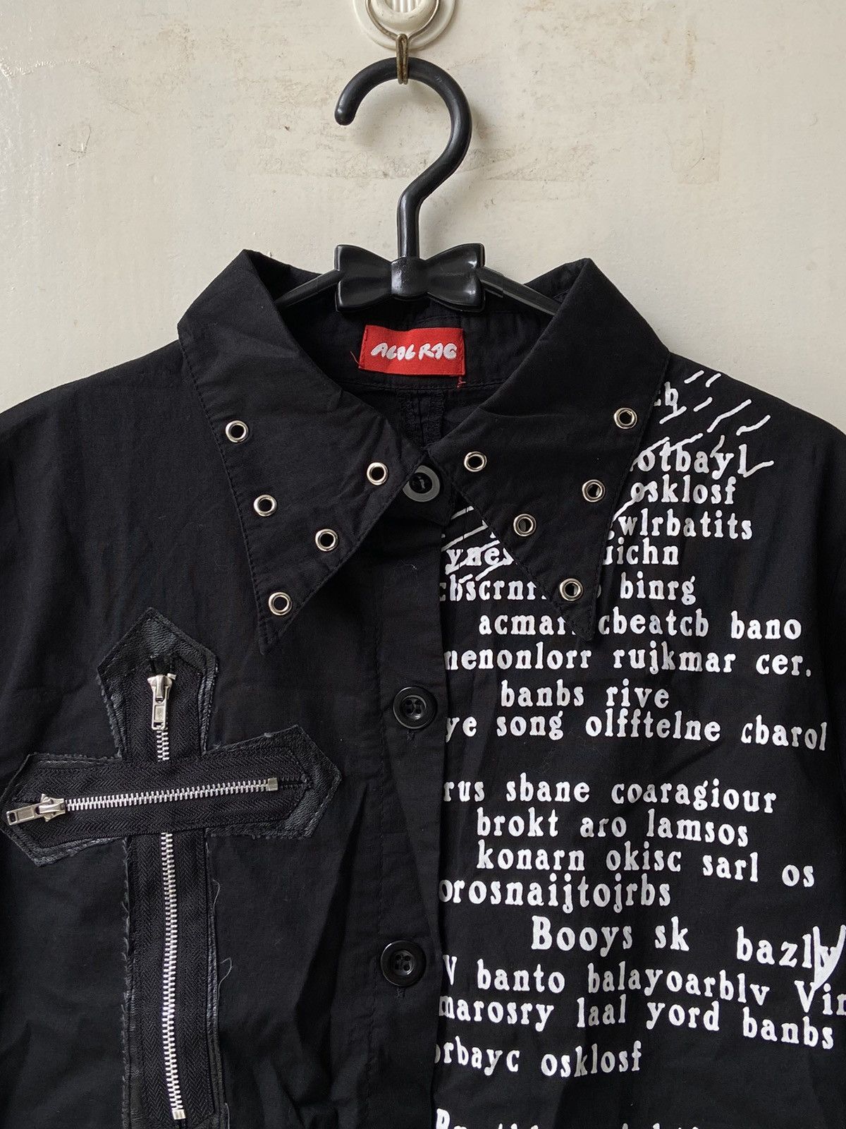Seditionaries ACDC RAG Black Patterned Shirts Size US XS / EU 42 / 0 - 4 Thumbnail