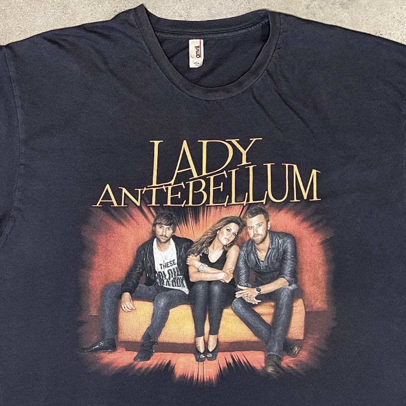 Anvil Lady Antebellum Band Tee Graphic Concert T-Shirt Size US XXL / EU 58 / 5 - 2 Thumbnail