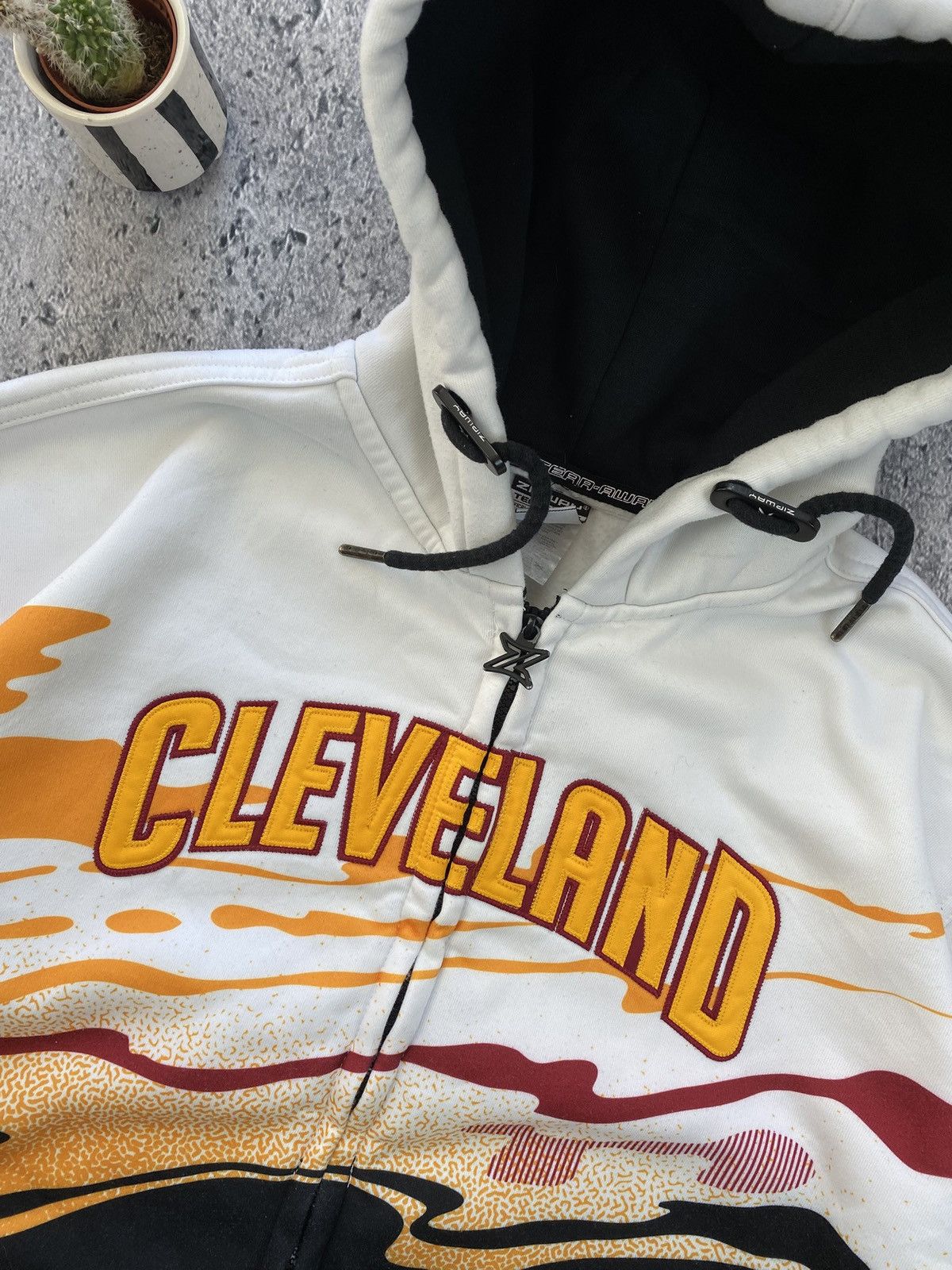 NBA × Vintage Vintage ZipWay Cleveland nba hoodie Size US XXL / EU 58 / 5 - 3 Thumbnail