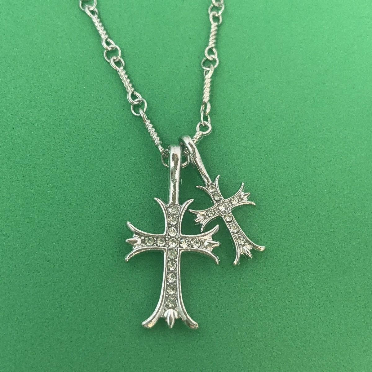 Other CZ Cross Pendant Necklace for Men Women Hip Hop Unisex Size ONE SIZE - 2 Thumbnail