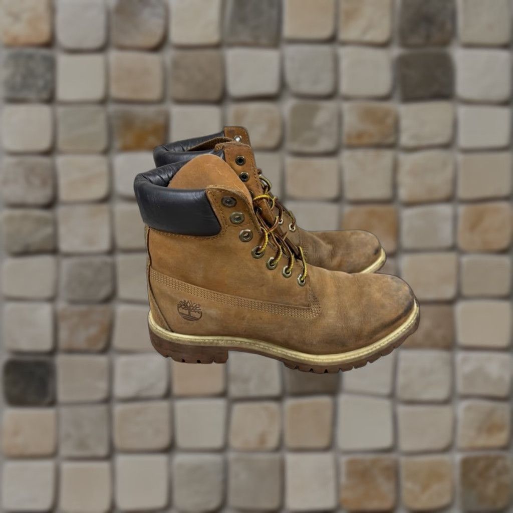 Timberland Timberland PRO Boots Mens Size 7.5 M Premium 6-Inch Soft Toe Work Brown Leather Size US 8 / EU 41 - 1 Thumbnail
