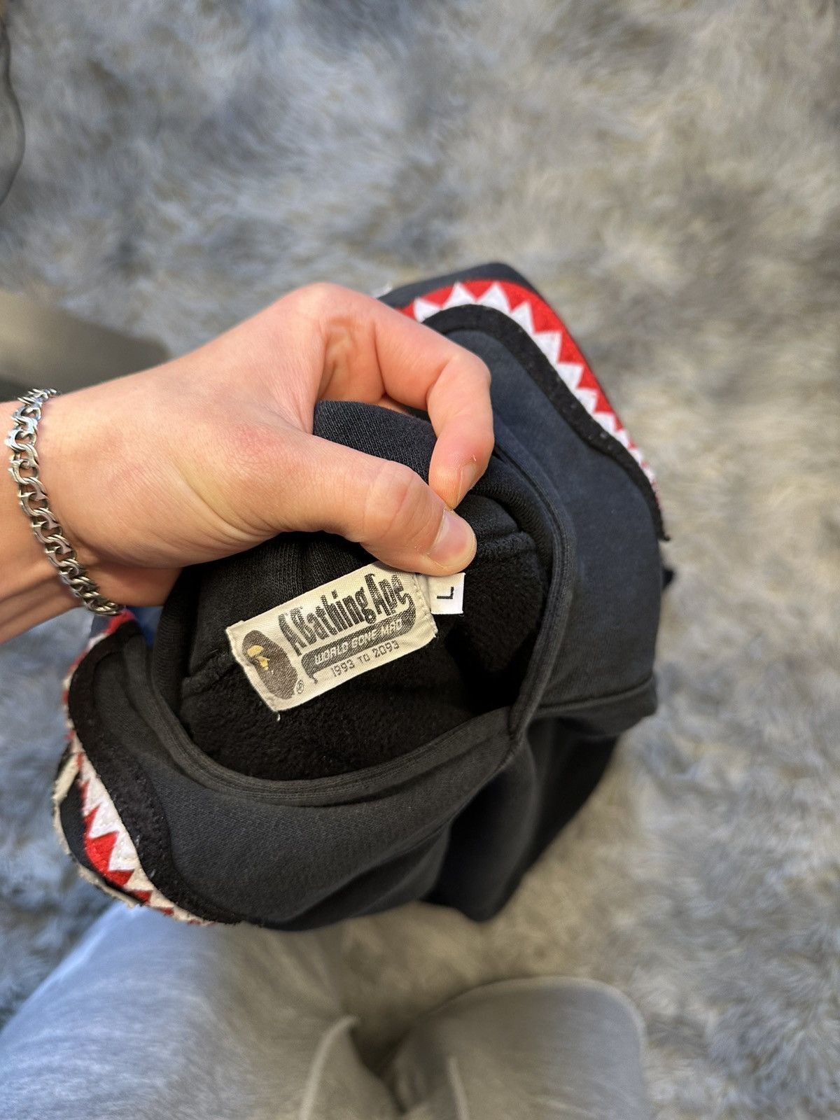 Bape Ape Bape Color Hoodie Black 2nd Shark L Size US L / EU 52-54 / 3 - 7 Thumbnail