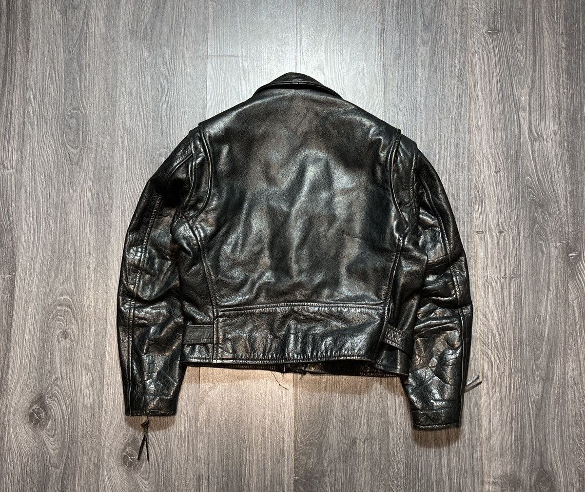 Boy London 90s Vintage Leather Bike Cropped Jacket Harley style Size US S / EU 44-46 / 1 - 7 Thumbnail