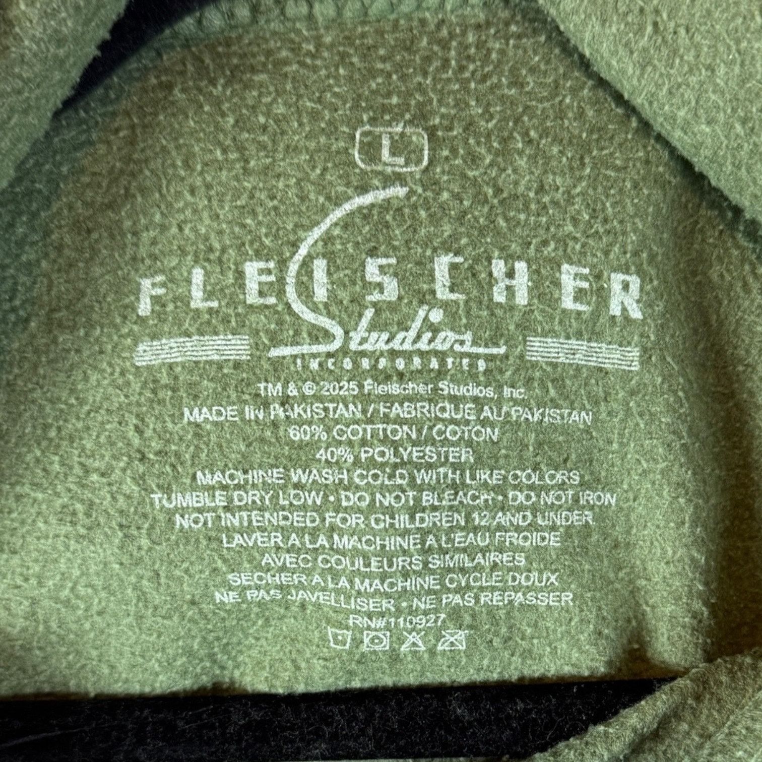 Other Fleischer Green Hoddie Men's L "Biker Betty's Garage" Size US L / EU 52-54 / 3 - 3 Thumbnail