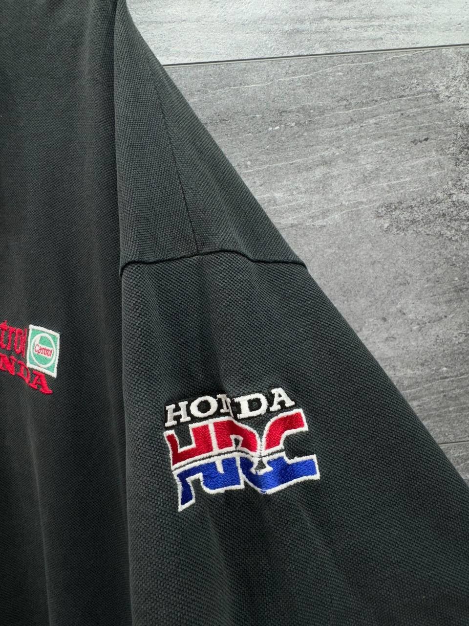 Vintage Vintage Honda Racing HRC Black Polo Shirt Castrol Distressed Size US XXL / EU 58 / 5 - 3 Thumbnail
