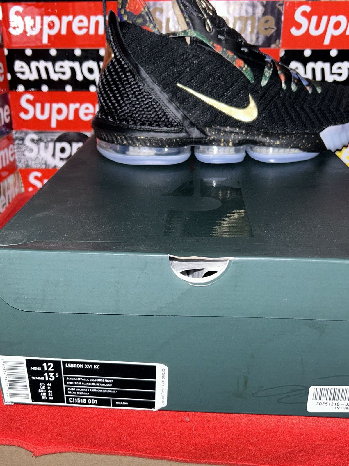 Nike NEW Nike LeBron 16 ‘Watch the Throne’ CI1518-001 size 12 NEW Size US 12 / EU 45 - 11 Thumbnail