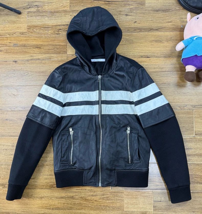 Givenchy Givenchy Real leather and space cotton hooded showy leathe Size US M / EU 48-50 / 2 - 1 Thumbnail