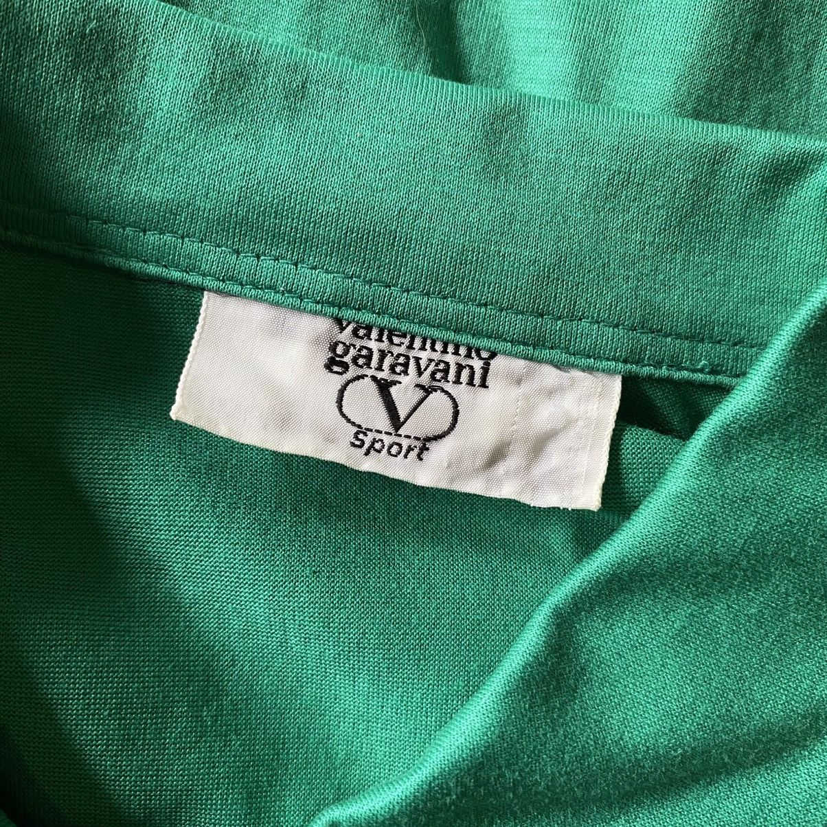 Valentino Varentino garavanl Green Pleated Shoulder Polo Shirt Size M / US 6-8 / IT 42-44 - 11 Thumbnail