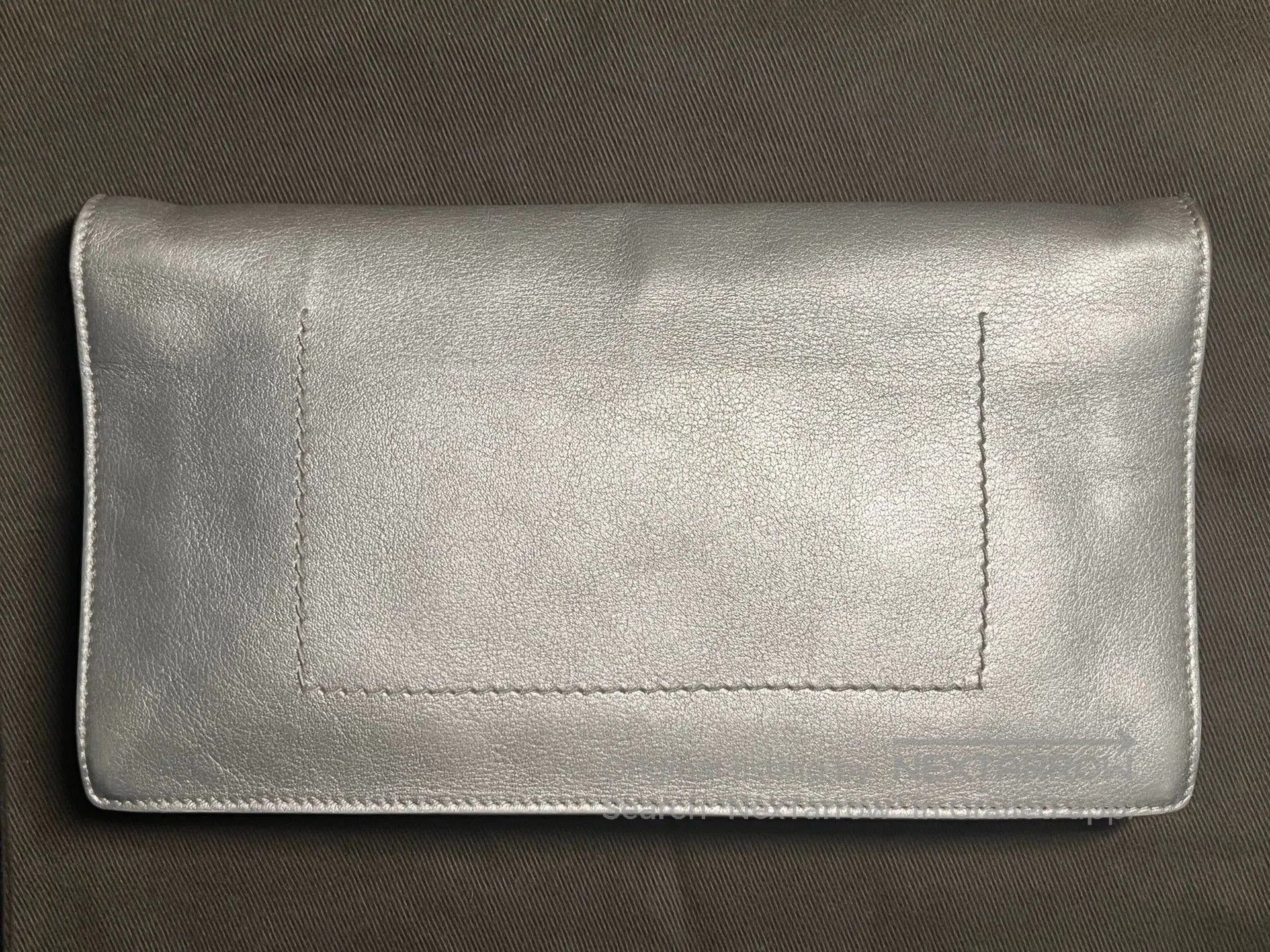 Rick Owens Rick Owens Silver Leather Crossbody Bag. Size ONE SIZE - 4 Thumbnail