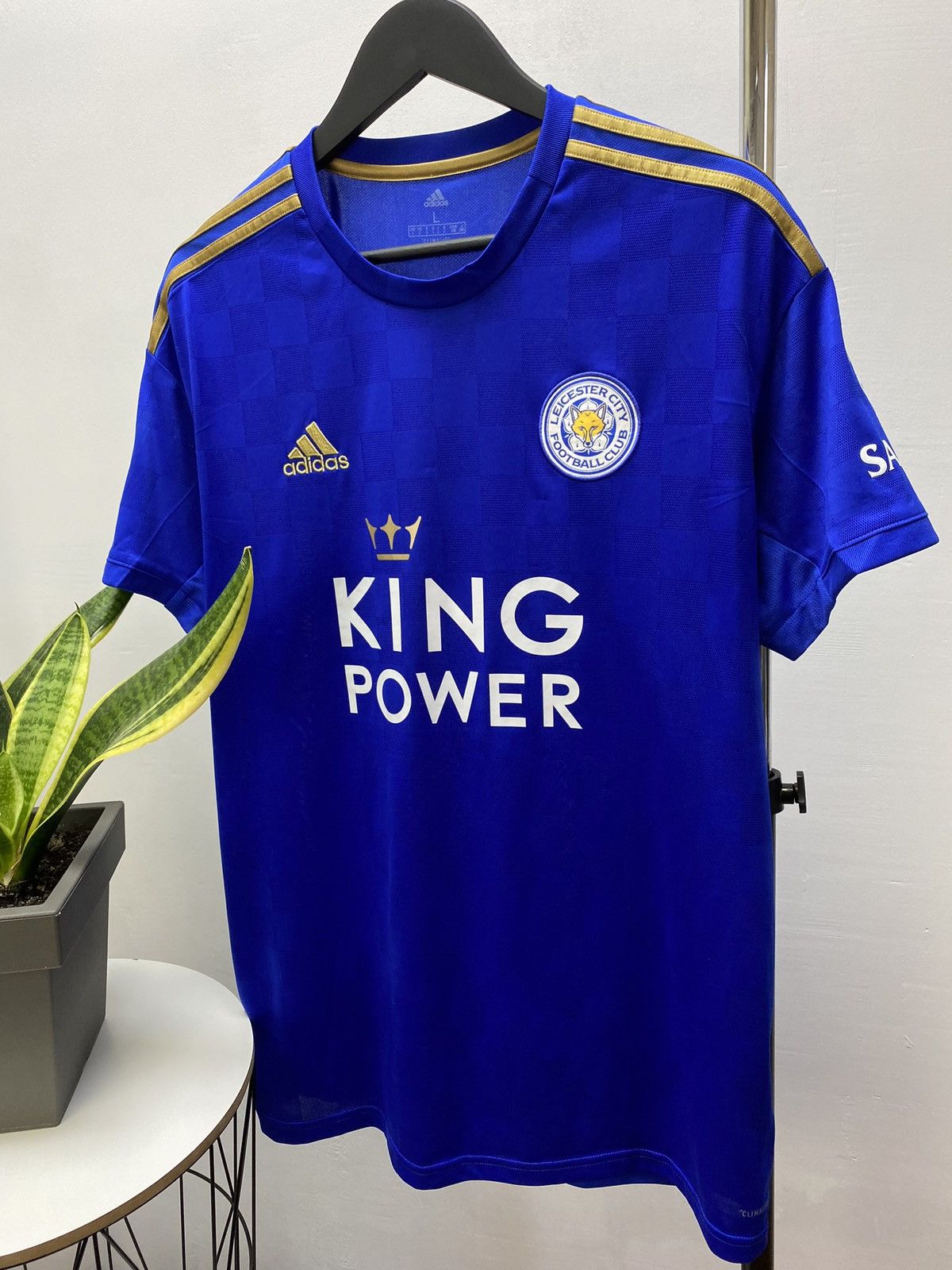 Adidas Leicester City 2019-2020 Home Soccer Jersey Football Shirt Size US L / EU 52-54 / 3 - 2 Thumbnail