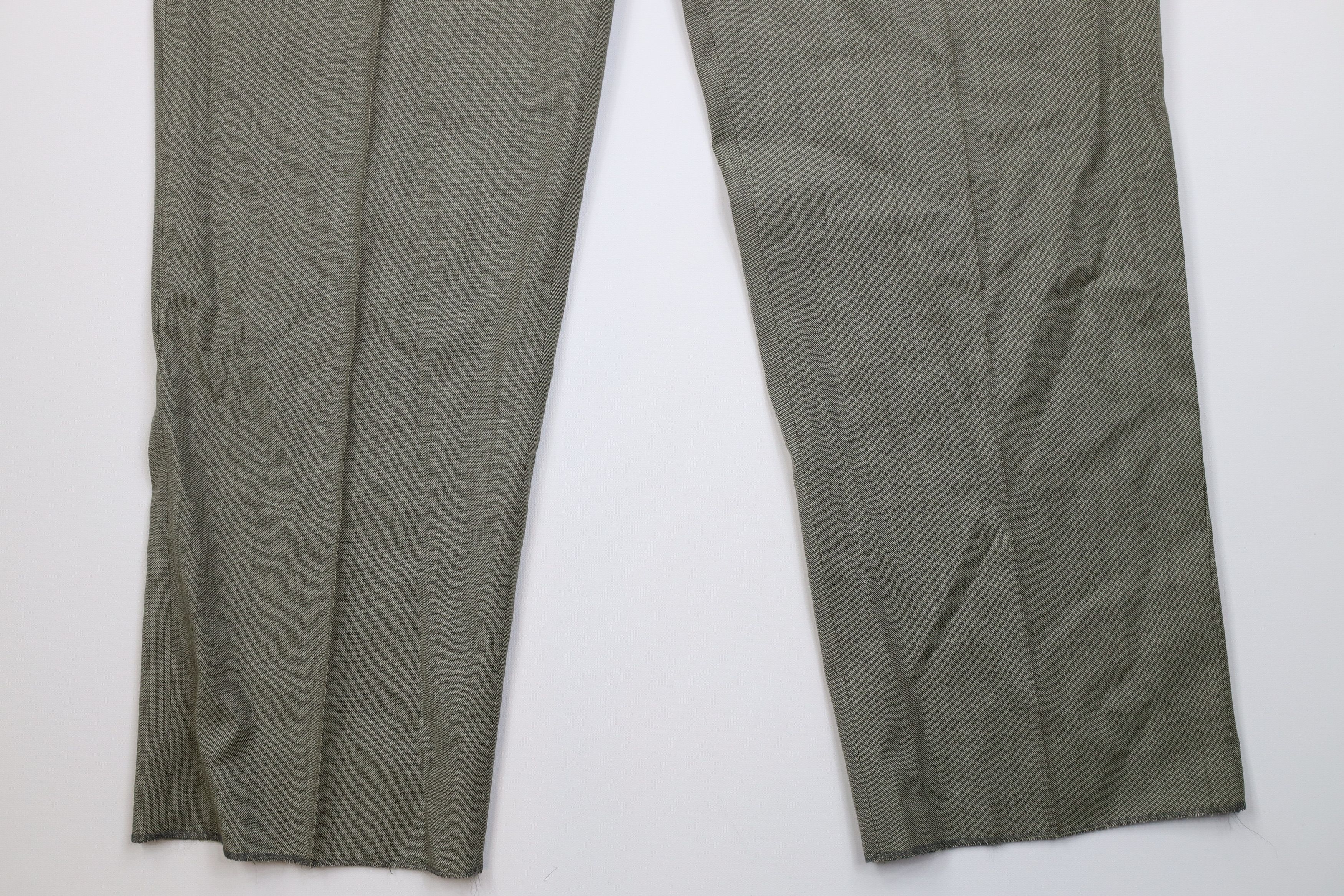 Vintage Deadstock Vintage 90s Streetwear Merino Wool Wide Leg Pants Size US 40 / EU 56 - 4 Thumbnail