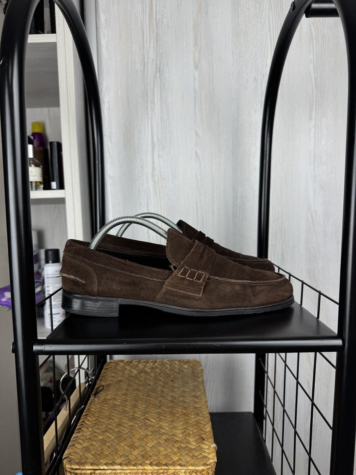 Doucal's Doucal’s brown suede penny loafers made in Italy size 41 Size US 8 / EU 41 - 1 Thumbnail