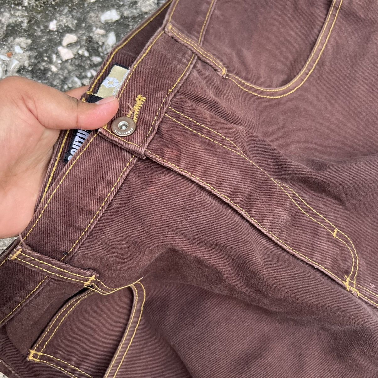 Southpole “y2k style” SOUTHPOLE BROWN BAGGY JEANS Size US 42 / EU 58 - 9 Thumbnail