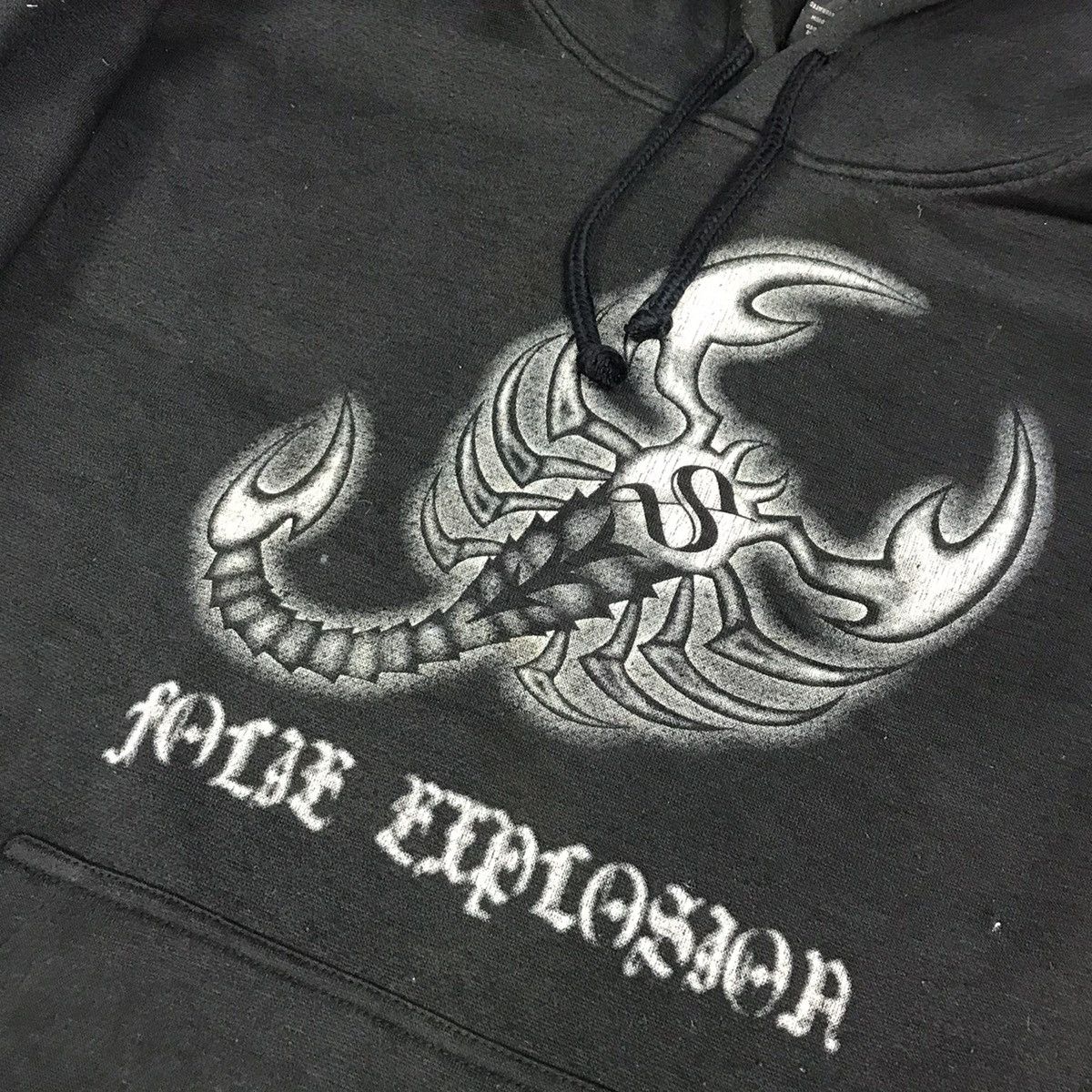 Japanese Brand Japanese style Black punk hoodies distressed Size US M / EU 48-50 / 2 - 5 Thumbnail