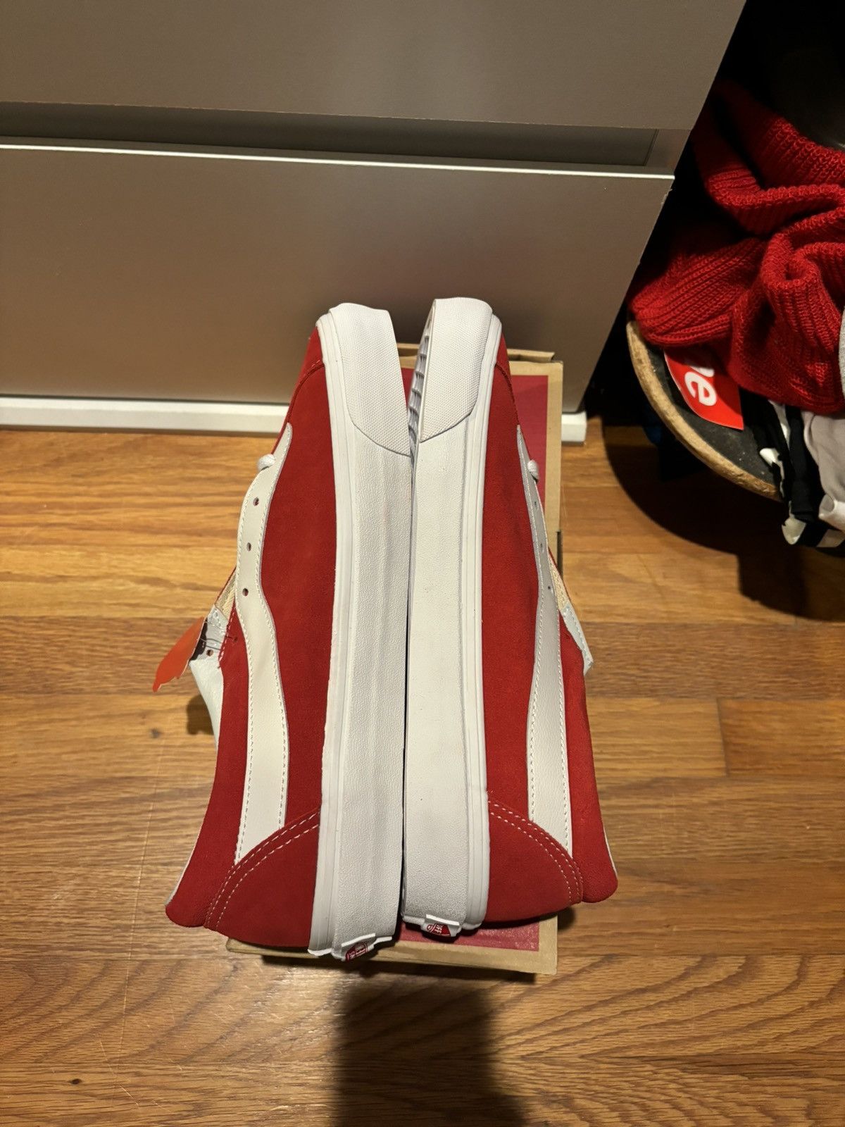 Vans Vans bold ni suede racing red size 10 Size US 10 / EU 43 - 4 Thumbnail
