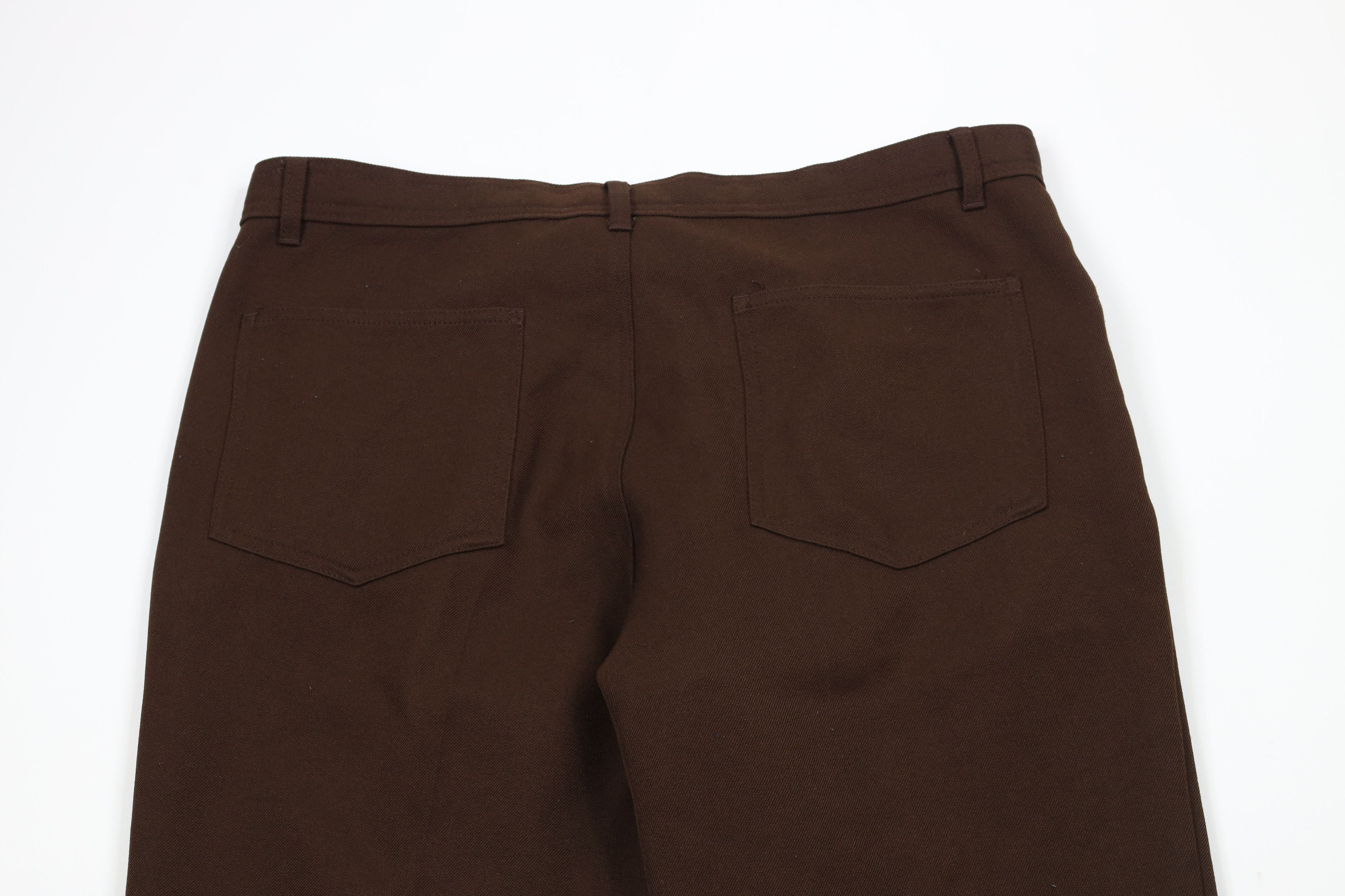 Vintage Vintage 90s Streetwear Wide Leg Knit Chino Pants Brown Size US 38 / EU 54 - 10 Thumbnail