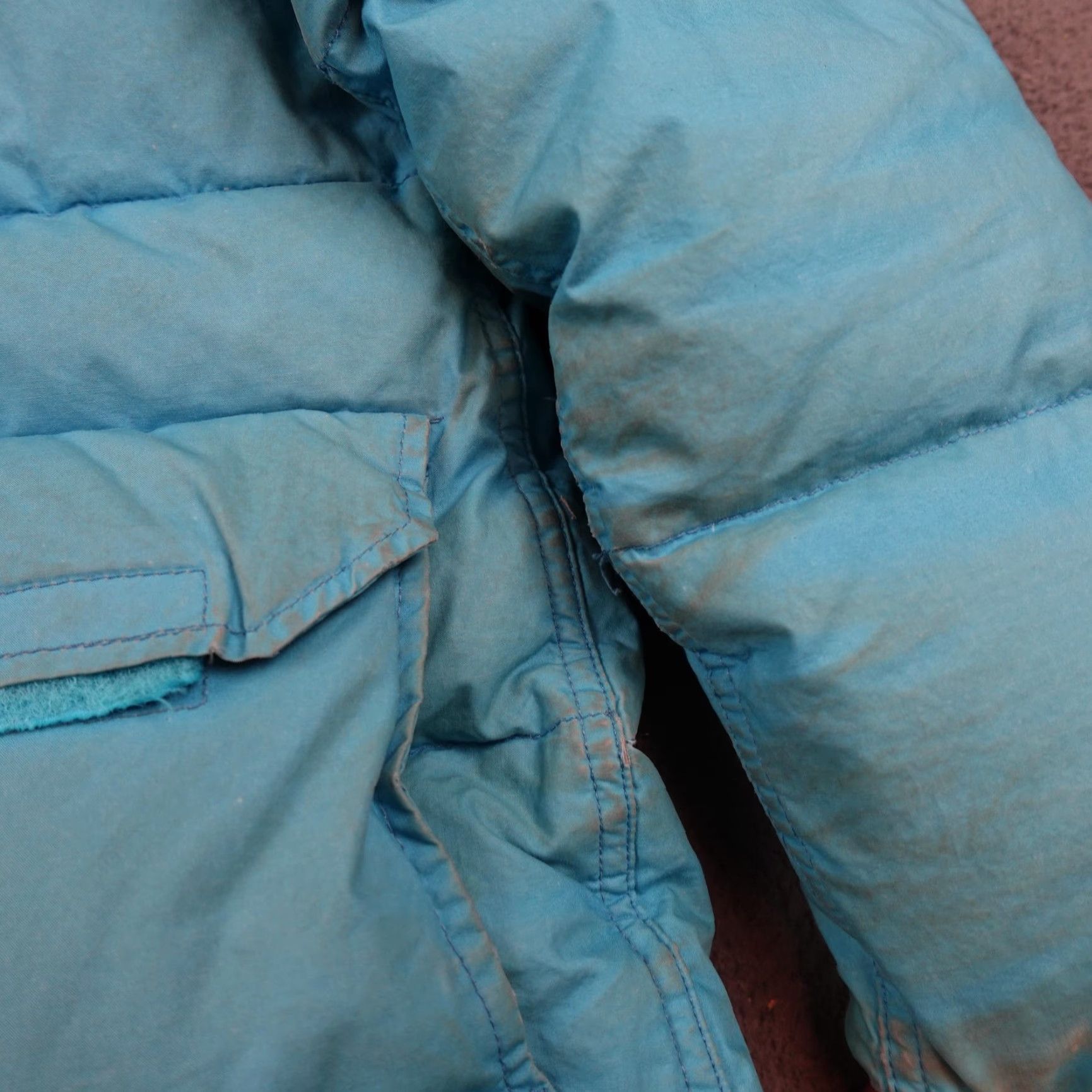 The North Face VINTAGE The North Face Windy Pass Jacket Womens Medium Blue Down Puffer Hooded USA 90s Size M / US 6-8 / IT 42-44 - 3 Thumbnail