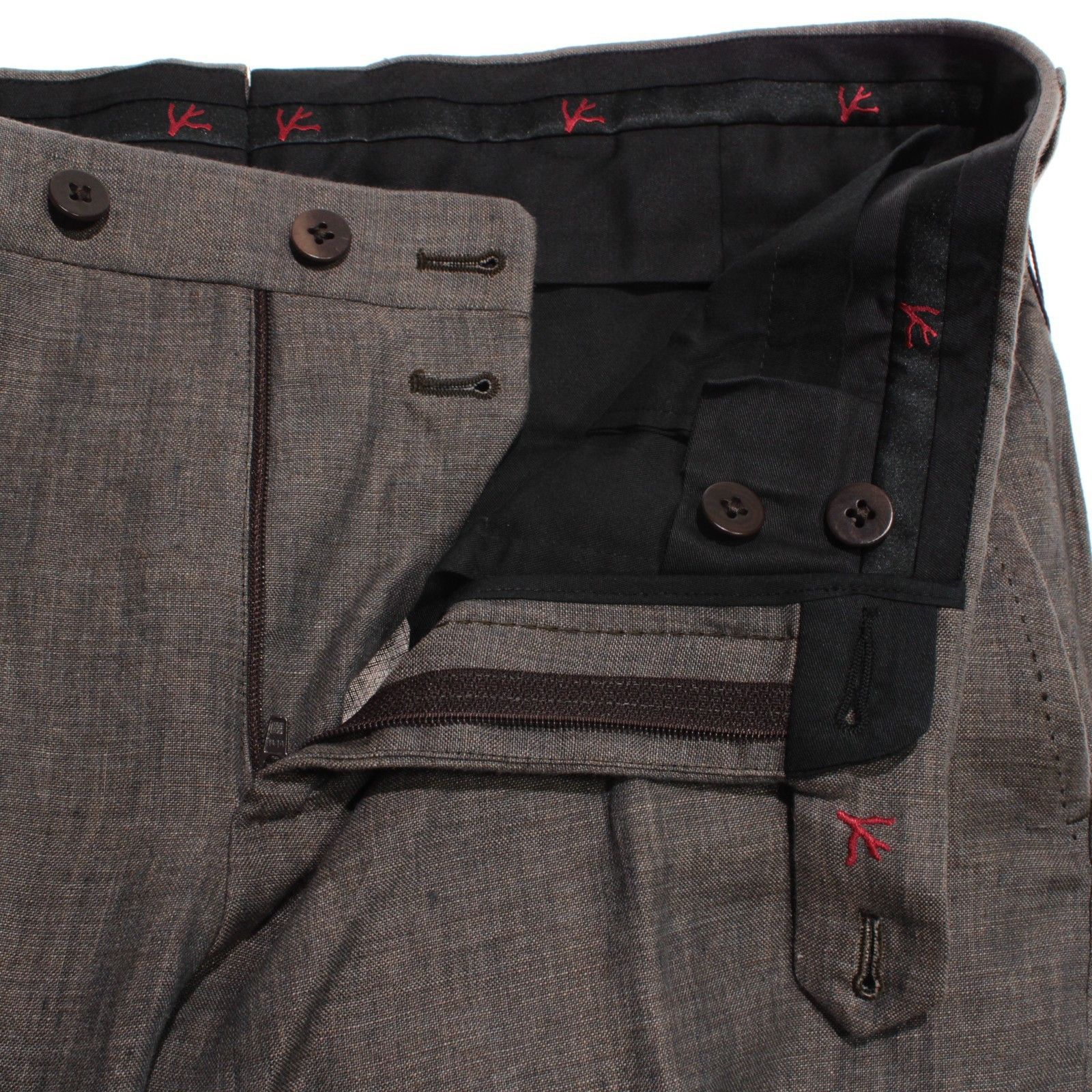 Isaia isaia New with tags Dress Pants Size 30 US In Brown Size US 30 / EU 46 - 3 Thumbnail