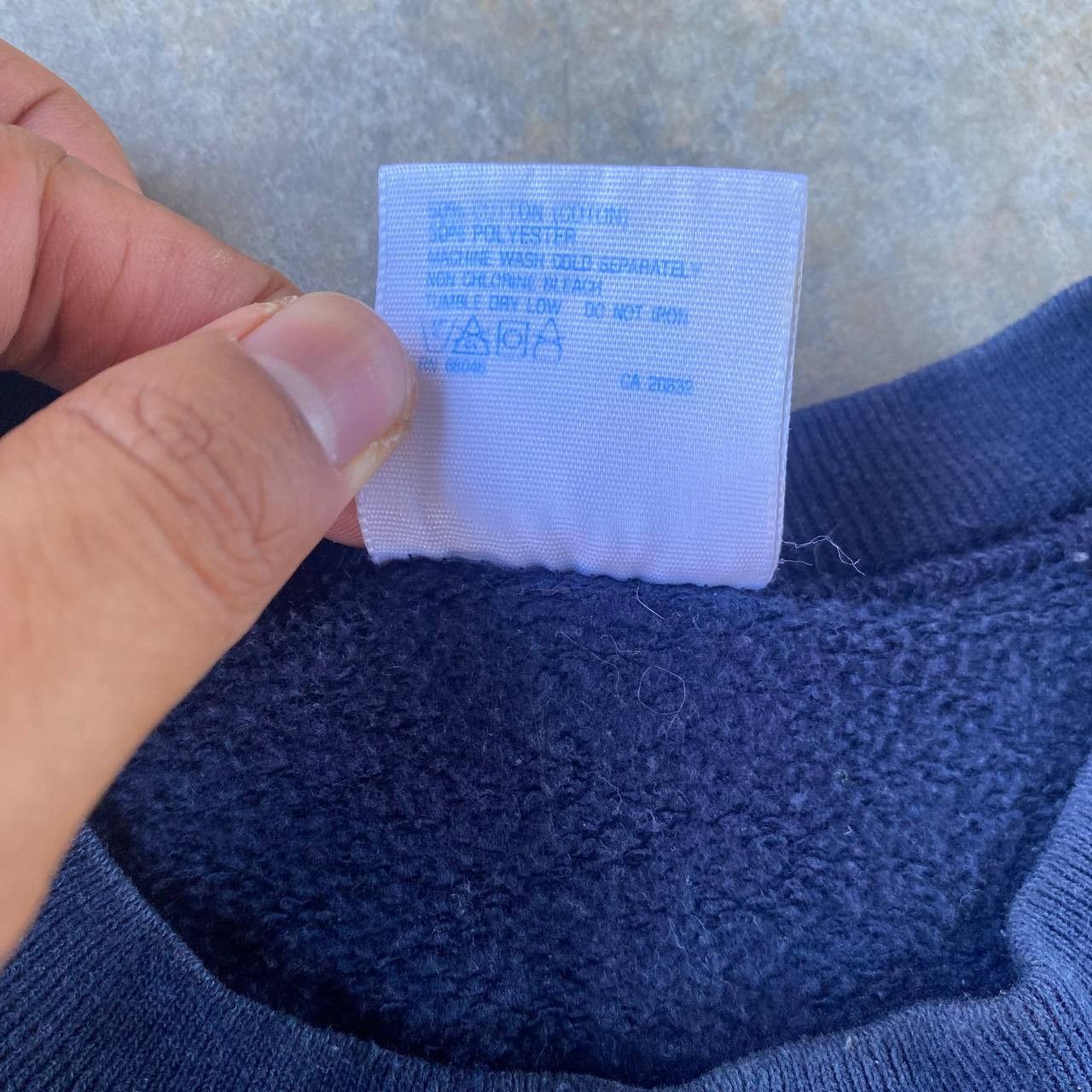 Vintage VINTAGE 80S VIRGINA UNIVERSITY CREWNECK FADED BLUE Size US XL / EU 56 / 4 - 11 Thumbnail