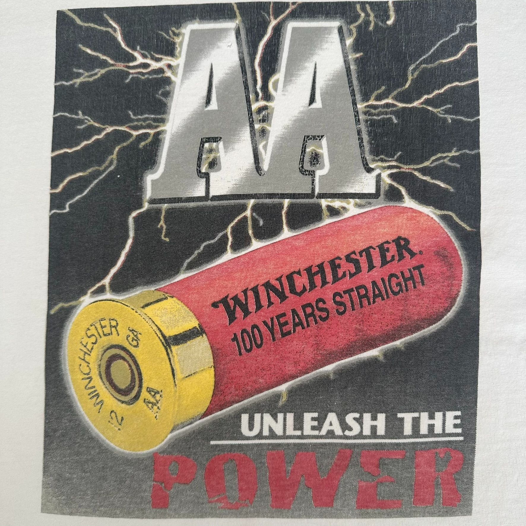 Vintage Vintage 90s Winchester Shotgun Ammo T-Shirt Guns Firearms Pu Size US XL / EU 56 / 4 - 2 Thumbnail