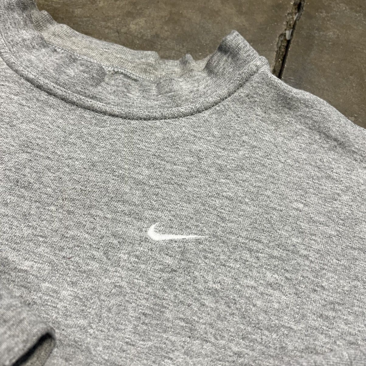 Nike × Vintage Vintage 90s Nike Mini Swoosh Crewneck Sweatshirt Boxy USA Size US L / EU 52-54 / 3 - 5 Thumbnail