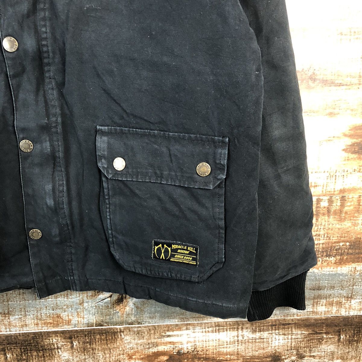Japanese Brand D Miracle Kills inspiration from death Hoodie Jacket #A1959 Size US L / EU 52-54 / 3 - 8 Thumbnail