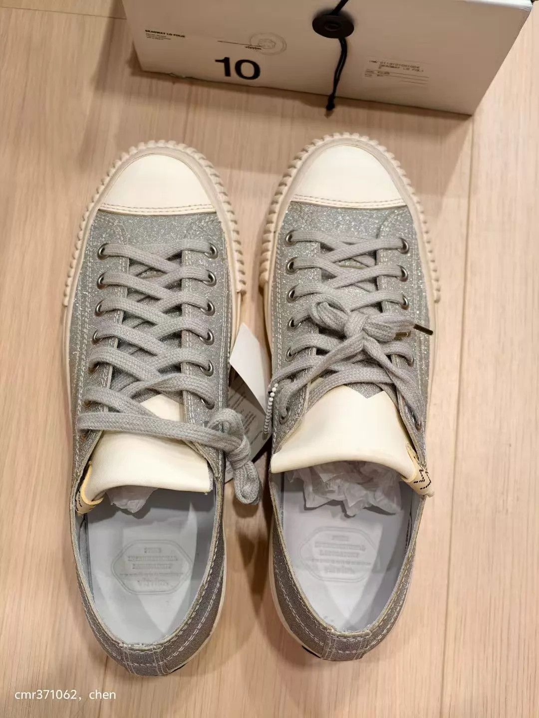 Visvim visvim 19ss skagway lo folie silver glitter 10 Size US 10 / EU 43 - 6 Thumbnail