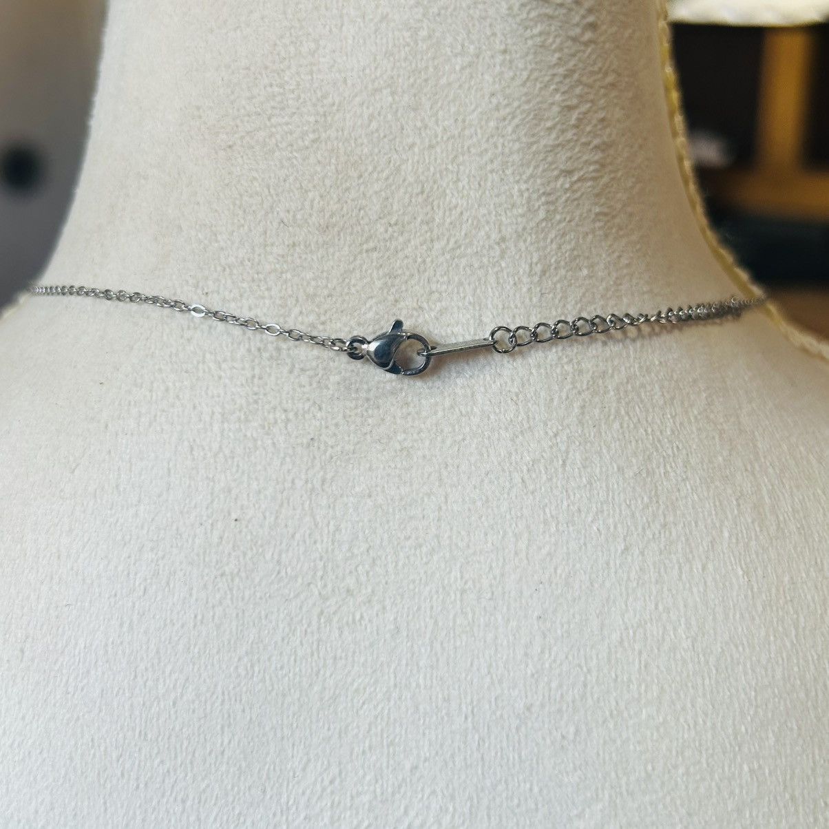 Handmade Handcrafted savaged vintage disco ball pendant necklace Size ONE SIZE - 4 Thumbnail