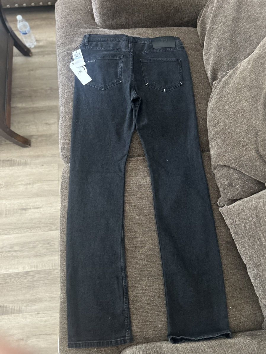 Rta RTA Brand Black Logo Jean Size US 31 - 2 Thumbnail