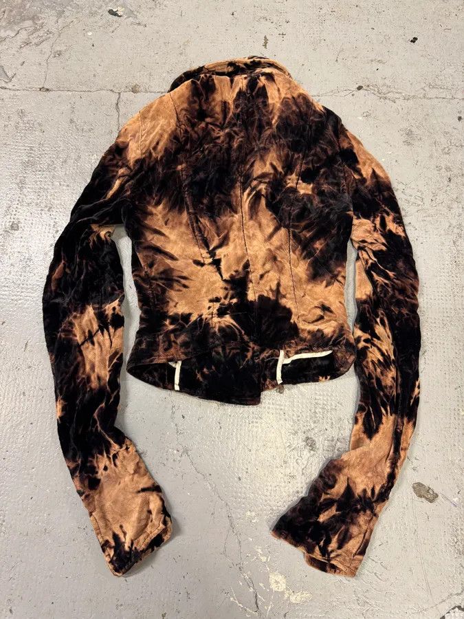 Designer × Vintage Plein Sud Acid Bleached Black Jacket Size S / US 4 / IT 40 - 3 Thumbnail