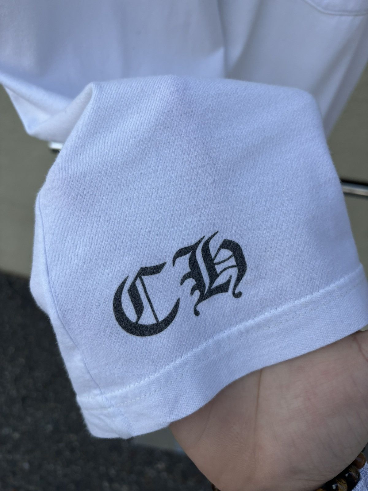 Chrome Hearts Chrome hearts vintage star logo tee white Size US M / EU 48-50 / 2 - 8 Thumbnail