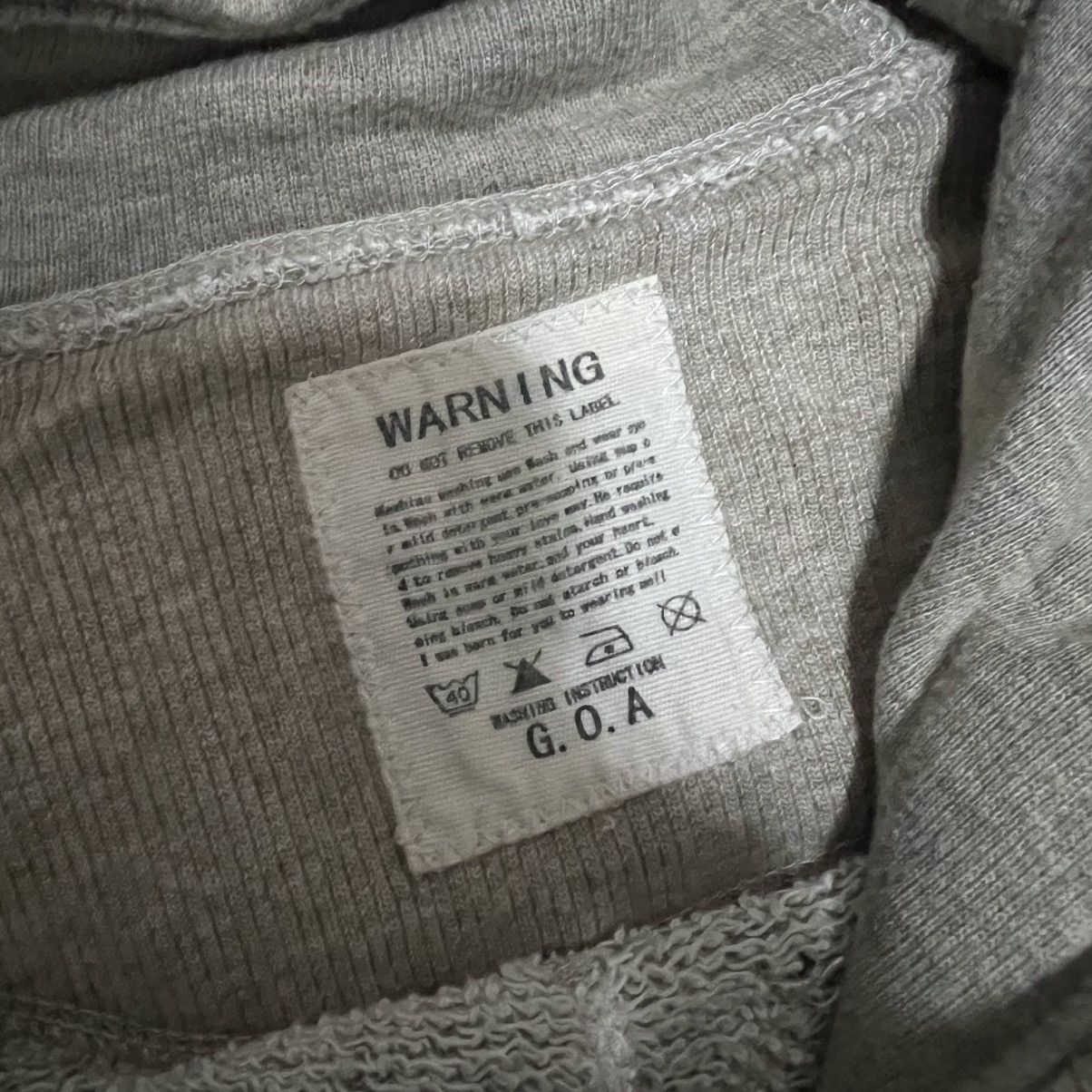 Japanese Brand G.O.A. distressed hoodie Size US M / EU 48-50 / 2 - 6 Thumbnail