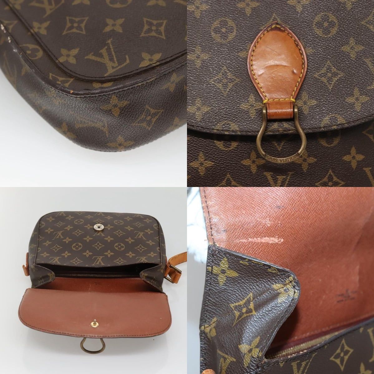 Louis Vuitton LOUIS VUITTON Monogram Saint Cloud GM Shoulder Bag M51242 Size ONE SIZE - 11 Thumbnail