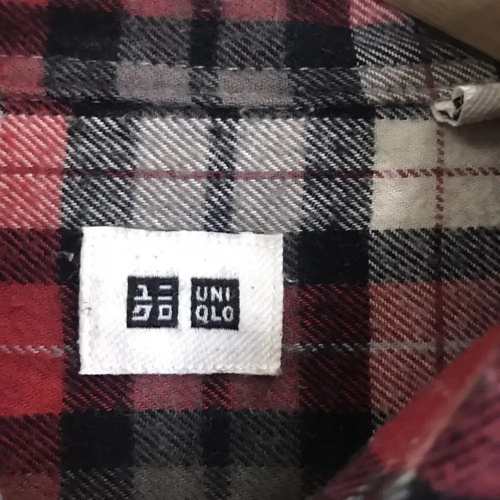 Flannel Japanese Brand Uniqlo Plaid Tartan Flannel Shirt Size US M / EU 48-50 / 2 - 5 Thumbnail